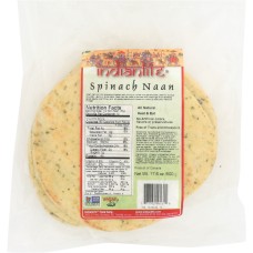 INDIANLIFE: Spinach Naan - Non GMO, 500 gm