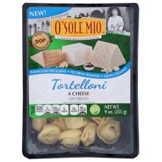 O'SOLE MIO: Tortelloni 4 Cheese, 9 oz