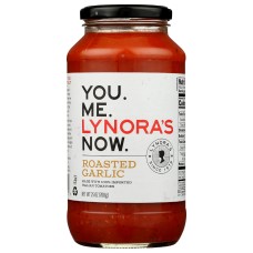 LYNORAS: Sauce Pasta Rstd Garlic, 25 oz