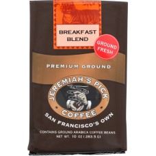 JEREMIAHS PICK COFFEE: Coffee Ground Breakfast, 10 oz