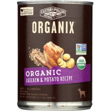 CASTOR & POLLUX: Dog Food Can Organic Chicken Potato, 12.7 oz