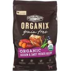 CASTOR & POLLUX: Organix Grain Free Organic Chicken & Sweet Potato Recipe, 10 lb