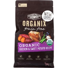 CASTOR & POLLUX: Organix Grain Free Organic Chicken & Sweet Potato Recipe, 4 lb