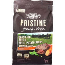 CASTOR & POLLUX: Dog Food Dry Pristine Grain Free Beef Raw, 10 lb
