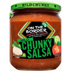 ON THE BORDER: Salsa Chunky Mild, 16 oz