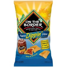 ON THE BORDER: Chips Tortilla Fiesta Dipping, 9 oz
