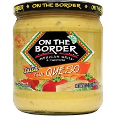 ON THE BORDER: Salsa Queso Cheddar, 15.5 oz