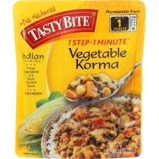 TASTY BITE: Vegetable Korma Entree, 10 oz