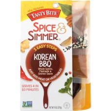 TASTY BITE: Spice & Simmer Korean Bbq Sauce, 9.5 oz
