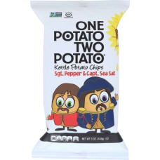 ONE POTATO TWO POTATO: Kettle Potato Chips Salt N Pepper, 5 oz