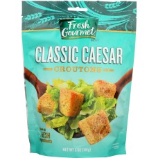 FRESH GOURMET: Classic Caesar Croutons, 5 Oz