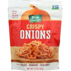 FRESH GOURMET: Crispy Onions Lightly Salted, 3.5 Oz