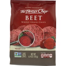 THE BETTER CHIP: Wholegrain Beet Chips, 6.4 oz
