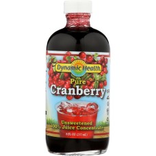DYNAMIC HEALTH: Pure Cranberry Juice Concentrate, 8 fl oz