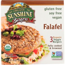 SUNSHINE BURGER: Veggie Burger Falafel, 8 oz