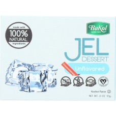 BAKOL: 100% Natural Jel Dessert Unflavored Sugar Free, 0.3 oz