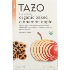 TAZO: Organic Baked Cinnamon Apple Herbal Tea, 1.76 oz