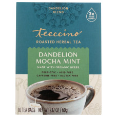TEECCINO: TEA DANDELION MOCHA MINT, 10 BG