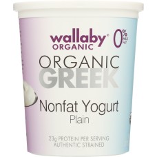 WALLABY: Yogurt Greek Non Fat Plain, 32 oz