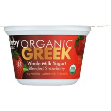 WALLABY: Aussie Greek Whole Milk Strawberry Yogurt, 5.30 oz