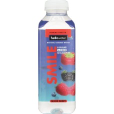 HELLOWATER: Water Mixed Berry Smile, 16 oz