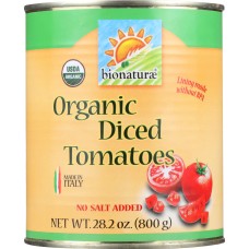 BIONATURAE: Organic Diced Tomatoes, 28.2 oz