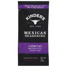 KINDERS: Seasoning Carnitas, 1 OZ