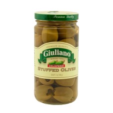 GIULIANO: Jalapeno Stuffed Olives, 7 oz