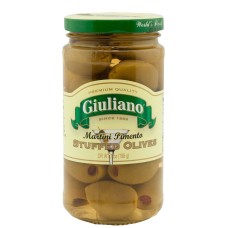 GIULIANO: Martini Pimento Stuffed Olives, 5 oz