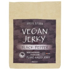 ARROYO KITCHEN: Jerky Plnt Bsd Blk Peppr, 3.5 OZ