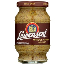 LOWENSENF: Mustard German Whole Grain, 9.3 oz
