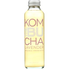 THEBU KOMBUCHA: Probiotic Lavender Tea, 14 oz