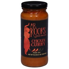MR KOOK: Chicken Curry Sauce, 16.5 oz
