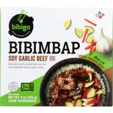 BIBIGO: Soy Garlic Beef Bibimbap, 9 oz