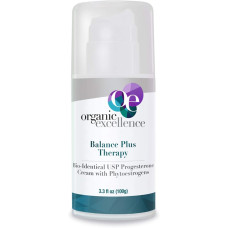 ORGANIC EXCELLENCE: Progesterone with Phytoestrogens Cream, 3 oz