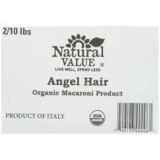 NATURAL VALUE: Pasta-Angel Hair 2-10 LB, 20 lb