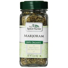 SPICE HUNTER: Marjoram Crushed Organic, .3 oz