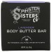 SPINSTER SISTERS CO: Bar Body Btr Lavender, 3 OZ