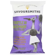 SAVOURSMITHS: Truffle and Rosemary Potato Chips, 5.29 oz