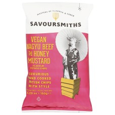 SAVOURSMITHS: Wagyu Beef With Honey and Mustard Chips, 5.29 oz