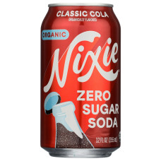 NIXIE: Organic Zero Sugar Soda Classic Cola, 12 fo NIXIE: Organic Zero Sugar Soda Classic Cola, 12 fo