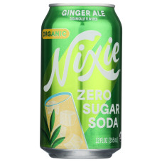 NIXIE: Organic Zero Sugar Soda Ginger Ale, 12 fo NIXIE: Organic Zero Sugar Soda Ginger Ale, 12 fo