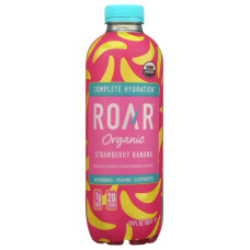 ROAR BEVERAGES: Complete Hydration Strawberry Banana, 18 fo