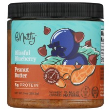 B NUTTY: Peanut Butter Blissful Blueberry, 9 oz