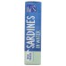 SEA TALES: Sardines Msc In Water, 4.2 oz