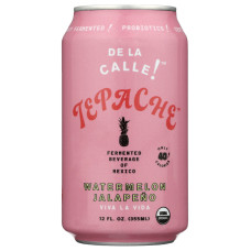 DE LA CALLE: Tepache Watermelon Jalapeno Soda, 12 oz