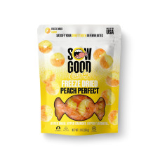 SOW GOOD: Peach Perfect Freeze Dried Candy, 1.9 oz SOW GOOD: Peach Perfect Freeze Dried Candy, 1.9 oz