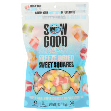 SOW GOOD: Sweet Squares Freeze Dried Candy, 4.2 oz SOW GOOD: Sweet Squares Freeze Dried Candy, 4.2 oz