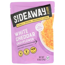 SIDEAWAY FOODS: White Cheddar Cauliflower, 8.5 oz