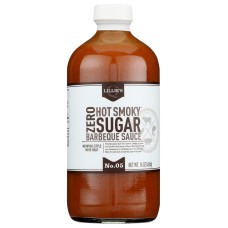LILLIES Q: Sauce Hot Smoky 0 Sgr, 16 OZ